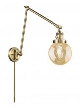 Innovations Lighting 238-AB-G208-6 - Beacon - 1 Light - 6 inch - Antique Brass -Adjustable Swing Arm