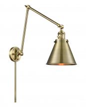 Innovations Lighting 238-AB-M13-AB - Appalachian - 1 Light - 8 inch - Antique Brass -Adjustable Swing Arm