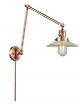 Innovations Lighting 238-AC-G2 - Halophane - 1 Light - 9 inch - Antique Copper -Adjustable Swing Arm