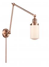 Innovations Lighting 238-AC-G311 - Dover - 1 Light - 5 inch - Antique Copper - Swing Arm