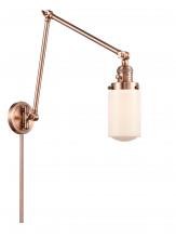 Innovations Lighting 238-AC-G311 - Dover - 1 Light - 5 inch - Antique Copper -Adjustable Swing Arm