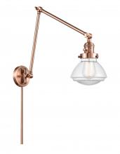 Innovations Lighting 238-AC-G322 - Olean - 1 Light - 9 inch - Antique Copper -Adjustable Swing Arm