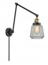 Innovations Lighting 238-BAB-G142 - Chatham - 1 Light - 8 inch - Black Antique Brass -Adjustable Swing Arm