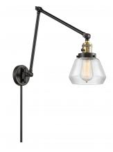 Innovations Lighting 238-BAB-G172 - Fulton - 1 Light - 8 inch - Black Antique Brass -Adjustable Swing Arm