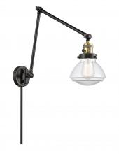 Innovations Lighting 238-BAB-G322 - Olean - 1 Light - 9 inch - Black Antique Brass -Adjustable Swing Arm