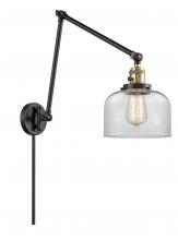 Innovations Lighting 238-BAB-G72 - Bell - 1 Light - 8 inch - Black Antique Brass - Swing Arm