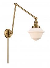 Innovations Lighting 238-BB-G531 - Oxford - 1 Light - 8 inch - Brushed Brass -Adjustable Swing Arm