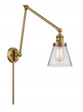 Innovations Lighting 238-BB-G62 - Cone - 1 Light - 8 inch - Brushed Brass -Adjustable Swing Arm