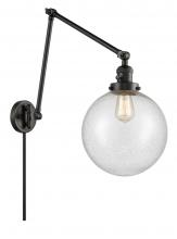Innovations Lighting 238-BK-G204-10 - Beacon - 1 Light - 10 inch - Matte Black -Adjustable Swing Arm
