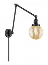 Innovations Lighting 238-BK-G208-6 - Beacon - 1 Light - 6 inch - Matte Black -Adjustable Swing Arm