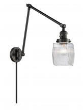 Innovations Lighting 238-BK-G302 - Colton - 1 Light - 8 inch - Matte Black -Adjustable Swing Arm
