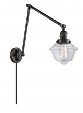 Innovations Lighting 238-BK-G532 - Oxford - 1 Light - 8 inch - Matte Black -Adjustable Swing Arm