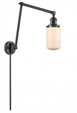Innovations Lighting 238-OB-G311 - Dover - 1 Light - 5 inch - Oil Rubbed Bronze - Swing Arm