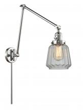 Innovations Lighting 238-PC-G142 - Chatham - 1 Light - 8 inch - Polished Chrome -Adjustable Swing Arm