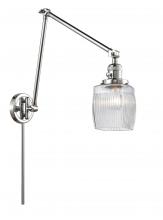 Innovations Lighting 238-PC-G302 - Colton - 1 Light - 8 inch - Polished Chrome -Adjustable Swing Arm