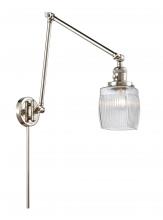Innovations Lighting 238-PN-G302 - Colton - 1 Light - 8 inch - Polished Nickel -Adjustable Swing Arm