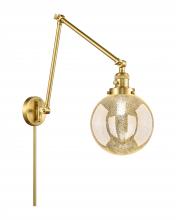 Innovations Lighting 238-SG-G208-8 - Beacon - 1 Light - 8 inch - Satin Gold -Adjustable Swing Arm