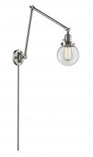 Innovations Lighting 238-SN-G202-6 - Beacon - 1 Light - 6 inch - Brushed Satin Nickel -Adjustable Swing Arm