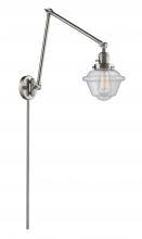 Innovations Lighting 238-SN-G534 - Oxford - 1 Light - 8 inch - Brushed Satin Nickel -Adjustable Swing Arm