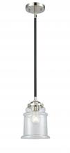 Innovations Lighting 284-1S-BPN-G182 - Canton - 1 Light - 6 inch - Black Polished Nickel - Stem hung - Mini Pendant