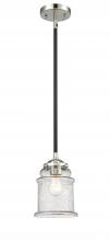 Innovations Lighting 284-1S-BPN-G184 - Canton - 1 Light - 6 inch - Black Polished Nickel - Stem hung - Mini Pendant
