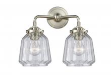 Innovations Lighting 284-2W-SN-G142 - Chatham - 2 Light - 14 inch - Brushed Satin Nickel - Bath Vanity Light