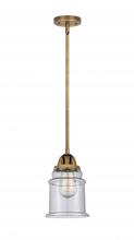 Innovations Lighting 288-1S-BB-G184 - Canton - 1 Light - 6 inch - Brushed Brass - Stem hung - Mini Pendant