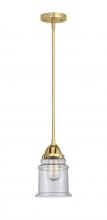 Innovations Lighting 288-1S-SG-G184 - Canton - 1 Light - 6 inch - Satin Gold - Stem hung - Mini Pendant