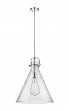 Innovations Lighting 410-1SL-PN-G411-18SDY - Newton Cone - 1 Light - 18 inch - Polished Nickel - Pendant
