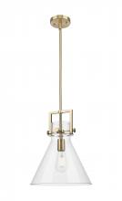 Innovations Lighting 411-1SM-CB-G411-12CL - Newton Cone - 1 Light - 12 inch - Champagne Bronze - Mini Pendant