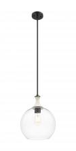 Innovations Lighting 415-1SR-BK-G122-12 - Astor - 1 Light - 12 inch - Matte Black - Mini Pendant