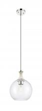 Innovations Lighting 415-1SR-PN-G122-10 - Astor - 1 Light - 10 inch - Polished Nickel - Mini Pendant