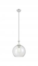 Innovations Lighting 415-1SR-SN-G124-12 - Astor - 1 Light - 12 inch - Brushed Satin Nickel - Mini Pendant