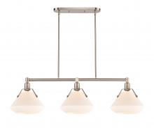 Innovations Lighting 422-3I-SN-10W - Luna - 3 Light - 42 inch - Satin Nickel - Cord hung - Island Light