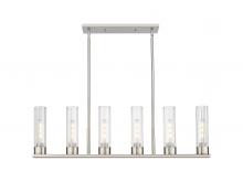 Innovations Lighting 429-6I-SN-G429-8CL - Empire - 6 Light - 44 inch - Satin Nickel - Linear Pendant
