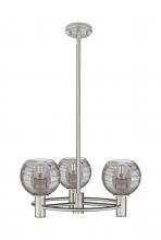 Innovations Lighting 434-3CR-SN-G1213-6SM - Crown Point - 3 Light - 20 inch - Satin Nickel - Pendant
