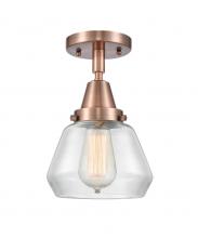 Innovations Lighting 447-1C-AC-G172 - Fulton - 1 Light - 7 inch - Antique Copper - Semi-Flush Mount