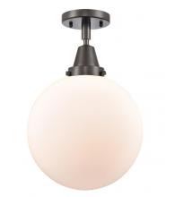 Innovations Lighting 447-1C-OB-G201-10 - Beacon - 1 Light - 10 inch - Oil Rubbed Bronze - Semi-Flush Mount