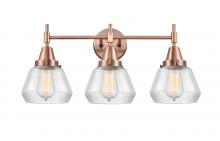 Innovations Lighting 447-3W-AC-G172 - Fulton - 3 Light - 25 inch - Antique Copper - Bath Vanity Light