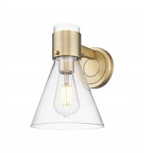 Innovations Lighting 464-1W-BB-G464C-7CL - Lawton Cone - 1 Light - 8 inch - Brushed Brass - Sconce