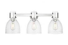 Innovations Lighting 464-3W-PN-G464D-7SDY - Lawton Bell - 3 Light - 27 inch - Polished Nickel - Bath Vanity Light