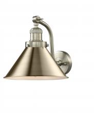 Innovations Lighting 515-1W-SN-M10-SN - Briarcliff - 1 Light - 10 inch - Brushed Satin Nickel - Adjustable Sconce