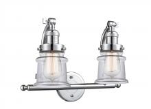 Innovations Lighting 515-2W-PC-G182S - Canton - 2 Light - 18 inch - Polished Chrome - Adjustable Bath Vanity Light