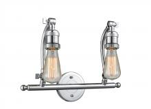 Innovations Lighting 515-2W-PC - Double Swivel - 2 Light - 18 inch - Polished Chrome - Adjustable Bath Vanity Light