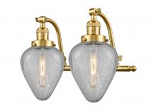 Innovations Lighting 515-2W-SG-G165 - Geneseo - 2 Light - 18 inch - Satin Gold - Adjustable Bath Vanity Light