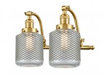 Innovations Lighting 515-2W-SG-G262 - Stanton - 2 Light - 18 inch - Satin Gold - Adjustable Bath Vanity Light