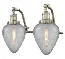 Innovations Lighting 515-2W-SN-G165 - Geneseo - 2 Light - 18 inch - Brushed Satin Nickel - Adjustable Bath Vanity Light