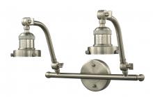 Innovations Lighting 515-2W-SN - Double Swivel - 2 Light - 18 inch - Brushed Satin Nickel - Adjustable Bath Vanity Light