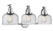 Innovations Lighting 515-3W-PC-G74 - Bell - 3 Light - 28 inch - Polished Chrome - Adjustable Bath Vanity Light