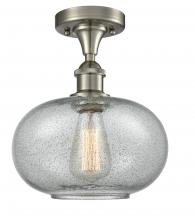 Innovations Lighting 516-1C-SN-G247 - Gorham - 1 Light - 10 inch - Brushed Satin Nickel - Semi-Flush Mount